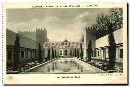 Cartes postales Expostion Coloniale Internationale Paris 1931 Algerie Pavillon Du Maroc