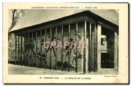 Cartes postales Expostion Coloniale Internationale Paris 1931 Cameroun Togo Grand Pavillon