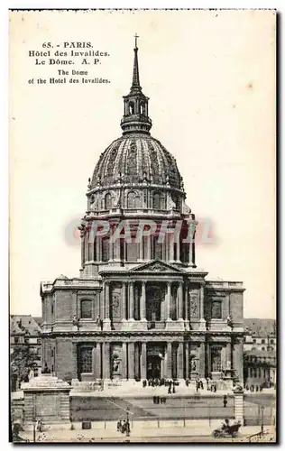 Cartes postales Paris Hotel des Invalides Le Dome