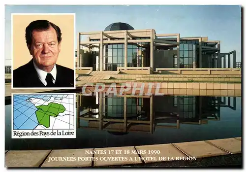 Cartes postales moderne Nantes Journees Portes Ouvertes A L'Hotel De la Region 1990