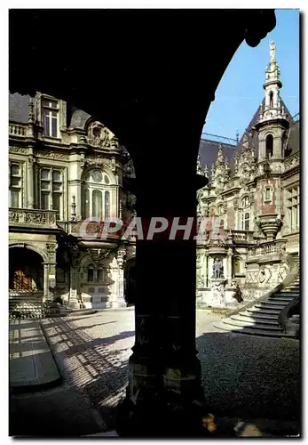 Cartes postales moderne La Benedictine A Fecamp Cour d'Honneur
