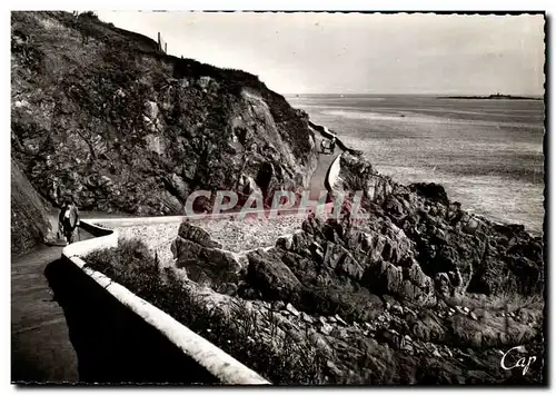 Cartes postales moderne St Quay Portrieux La Promenade le long de la Cote Sauvage