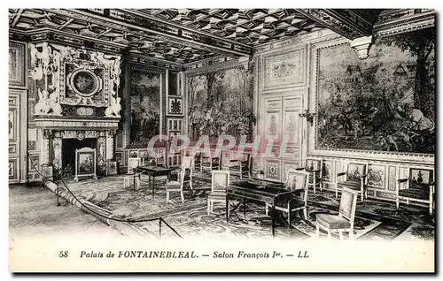 Ansichtskarte AK Palais de Fontainbleau Salon Francois 1er