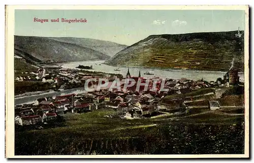 Cartes postales Bingen und Bingerbruck