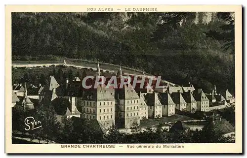 Cartes postales Grandes Chartreuse Vue Generale du Monastere