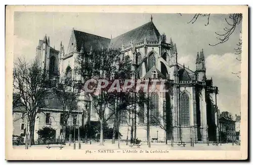 Cartes postales Nantes L&#39Abside de la Cathedrale