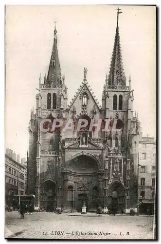 Cartes postales Lyon L&#39Eglise Saint Nizier