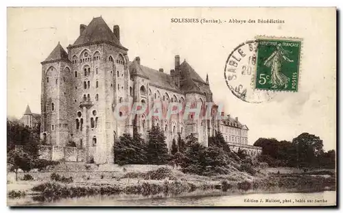 Cartes postales Solesmes Abbaye des Benedictions