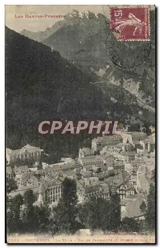 Cartes postales Les Hautes Pyrenees Cauterets La Ville Val De Cambasque et Monne