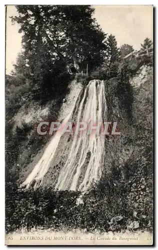 Ansichtskarte AK Environs Du Mont Dore La Cascade du Rossignolet