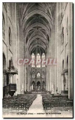 Cartes postales Senlis Interieur de la Cathedrale