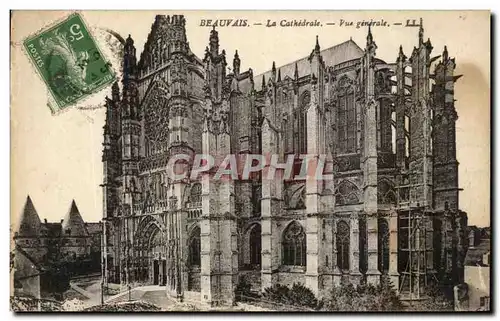 Ansichtskarte AK Beauvais La Cathedrale Vue Generale