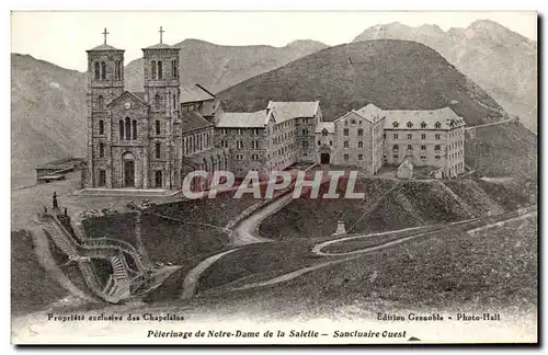 Cartes postales Pelerinage de Notre Dame de la Salette Sanctuaire Ouest