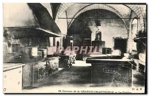 Cartes postales Couvent de la Grande Chartreuse La Cuisine