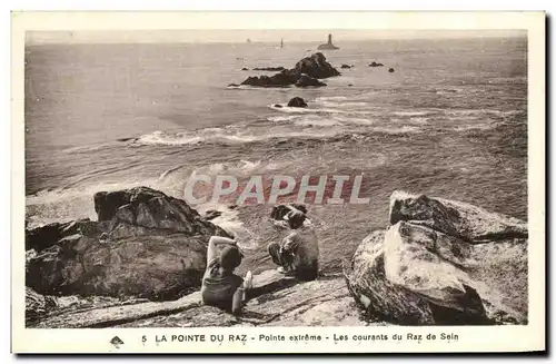 Ansichtskarte AK la Pointe Du Raz Pointe extreme Les Courants du Raz de sein