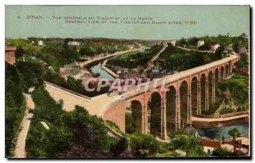 Ansichtskarte AK Dinan Vue Generale Du Viaduc Et De la Rance