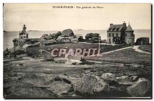 Cartes postales Ploumananch Vue generale du Phare