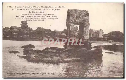 Cartes postales Tregastel Ploumanac&#39h L&#39Oratoire de St Guirec et la Chapeau de Napoleon