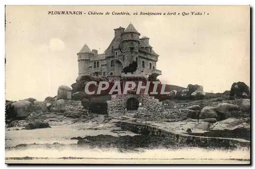 Cartes postales Ploumananch Chateau de Coasteres ou Sienkiewiez a ecrit Quo Vadis !