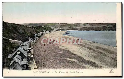 Cartes postales Saint Brieuc La Plage de Saint Laurent