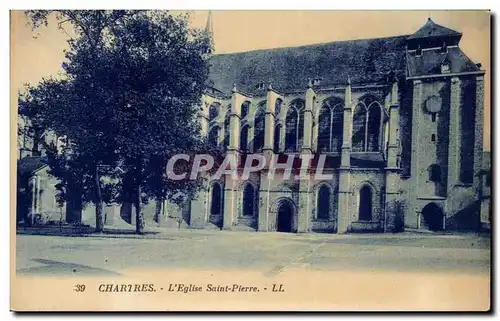 Cartes postales Chartres l&#39Eglise Saint Pierre