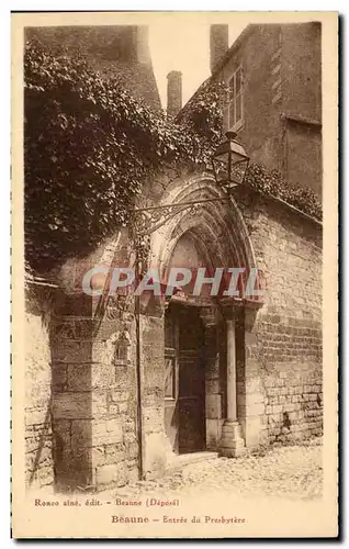 Cartes postales Beaune Entree Du Presbytere