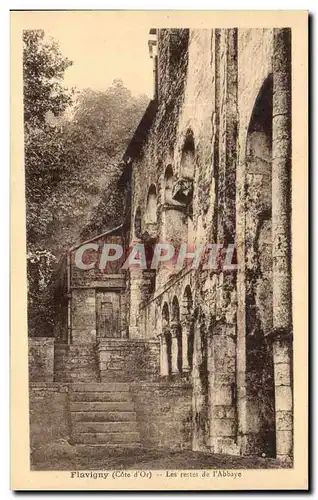 Cartes postales Flavigny Les Restes De l&#39abbaye