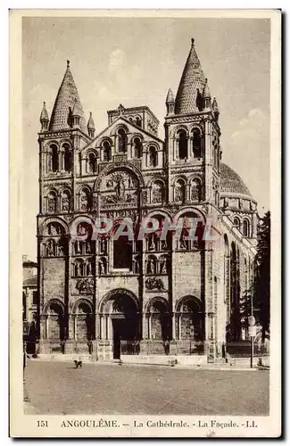 Cartes postales Angouleme La cathedrale La Facade