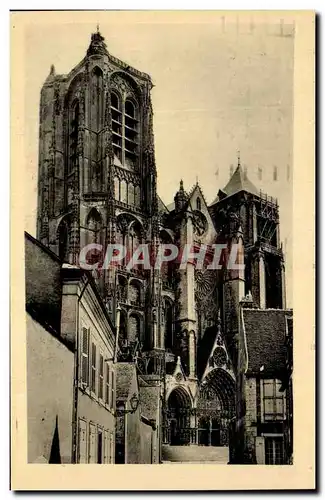 Cartes postales Cathedrale De Bourges Facade Occidentale