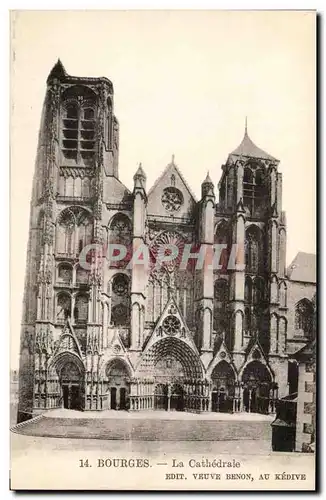 Cartes postales Bourges La Cathedrale