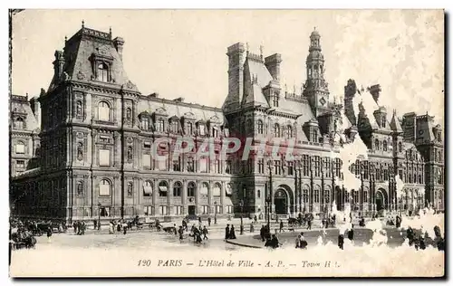 Cartes postales Paris L&#39Hotel de Ville