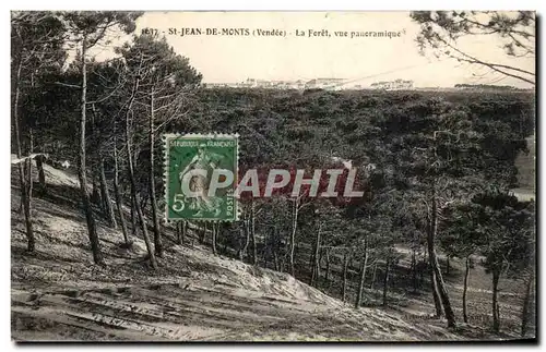 Cartes postales St jean De Monts La Foret vue Panoramique