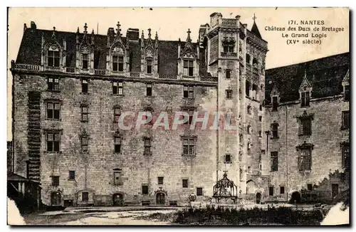 Ansichtskarte AK Nantes Chateau des Ducs de Brelagne Le Grand Logis