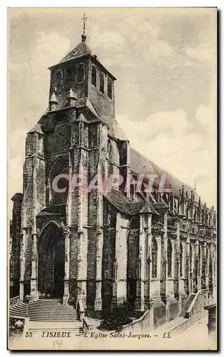 Ansichtskarte AK Lisieux L&#39Eglise Saint Jacques