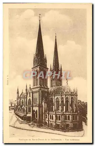 Cartes postales Basilique de Notre Dame de la Delivrande Vue Exterieure