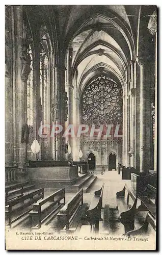 Cartes postales Cite De Carcassonne Catherale St Nazaire Le Transept