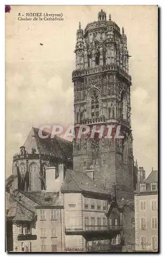 Cartes postales Rodez Clocher de la Cathedrale