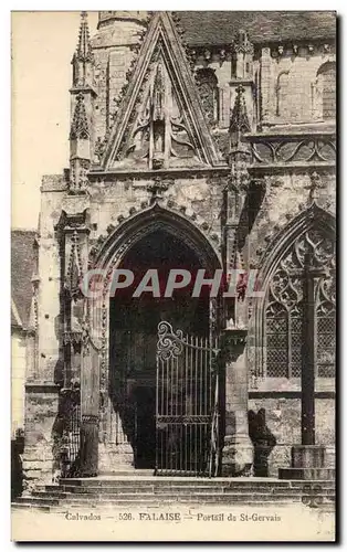 Cartes postales Calvados Falaise Portail de St Gervais