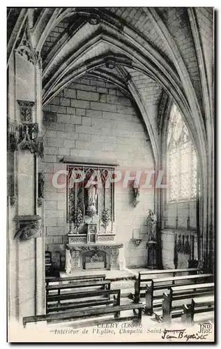 Cartes postales Clery Interieur De L&#39eglise Chapelle Saint Jacques