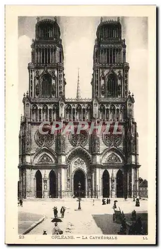 Cartes postales Orleans La Cathedrale