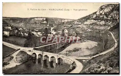 Cartes postales Vallee Du Cele Marcilhac Vue Generale