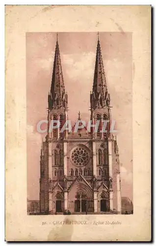 Ansichtskarte AK Chateauroux Eglise St Andre