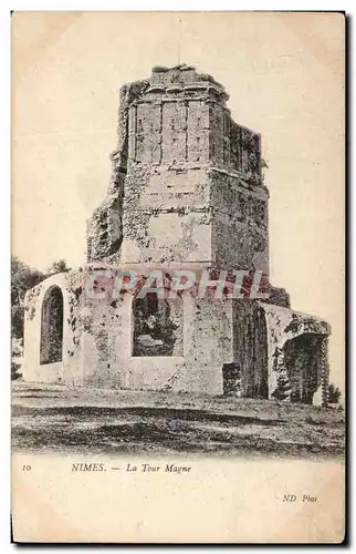 Cartes postales Nimes La Tour Magne