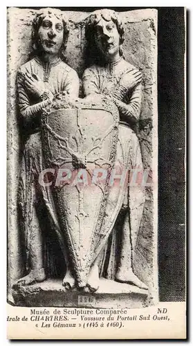 Cartes postales Musee de Sculpture Comparee Cathedrale de Chartres Voussure du Portail sud