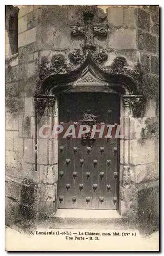 Cartes postales Langeais the Castle a door