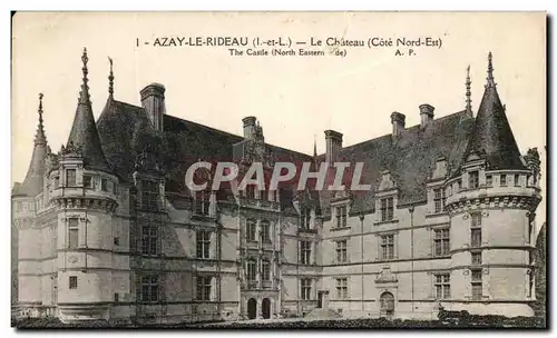 Cartes postales Azay Le Rideau Le Chateau