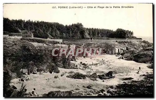 Cartes postales Pornic Cote Et Plage De La Petite Birochere