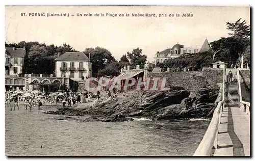 Cartes postales Pornic Un Coin De La Plage De La Noeveillard Pris De La Jetee