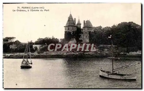 Cartes postales Pornic Le Chateau A L&#39Entree Du Port