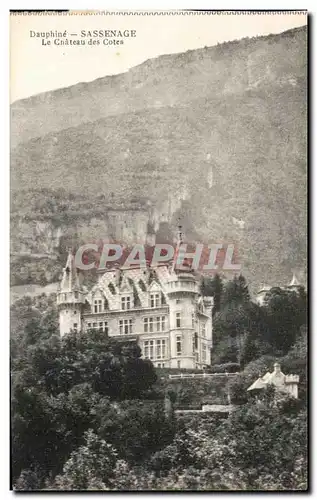 Cartes postales Dauphine Sassenage Le chateau Des Cotes